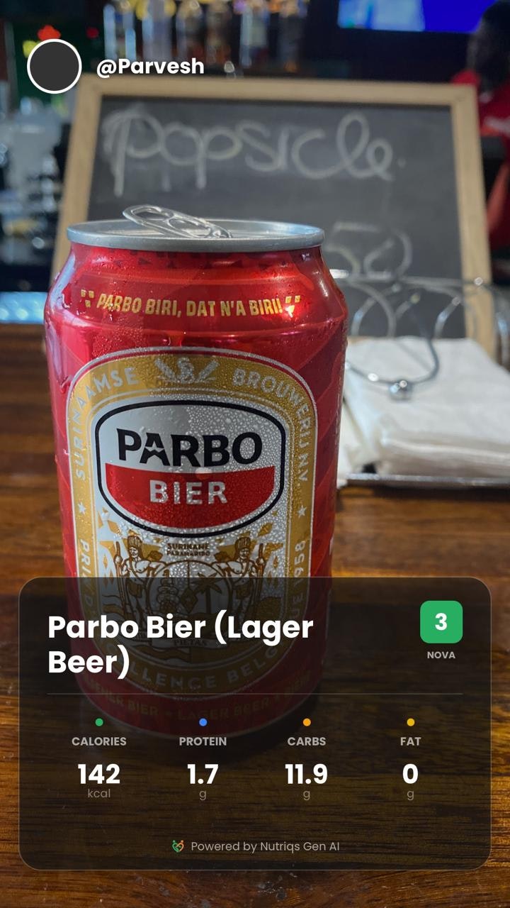 nutriqs.ai - Screenshot 3 showing product features and functionality