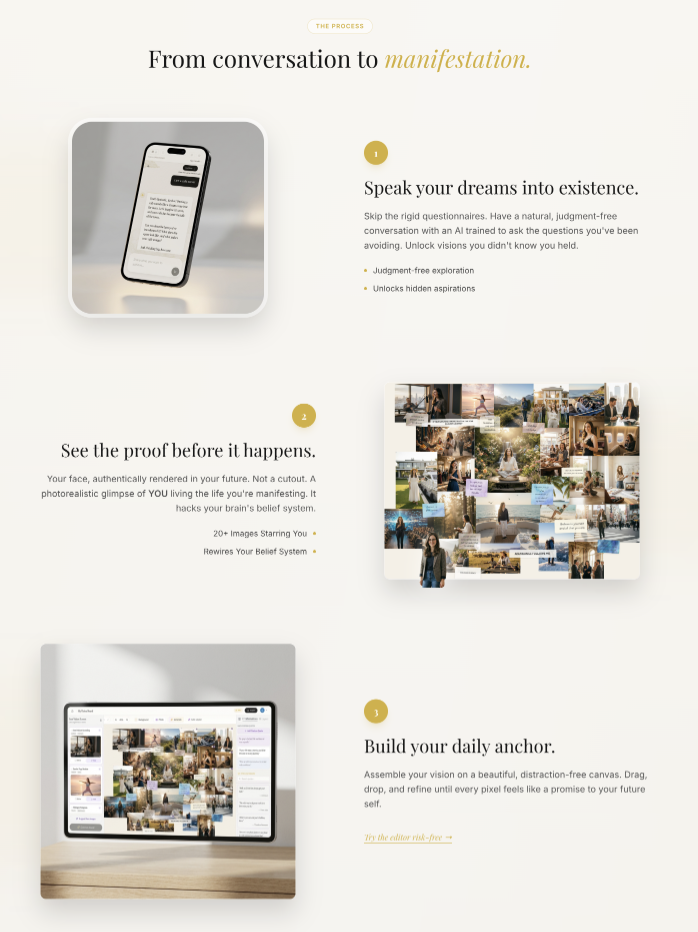 Aureyl – Personalized AI Vision Board gallery image