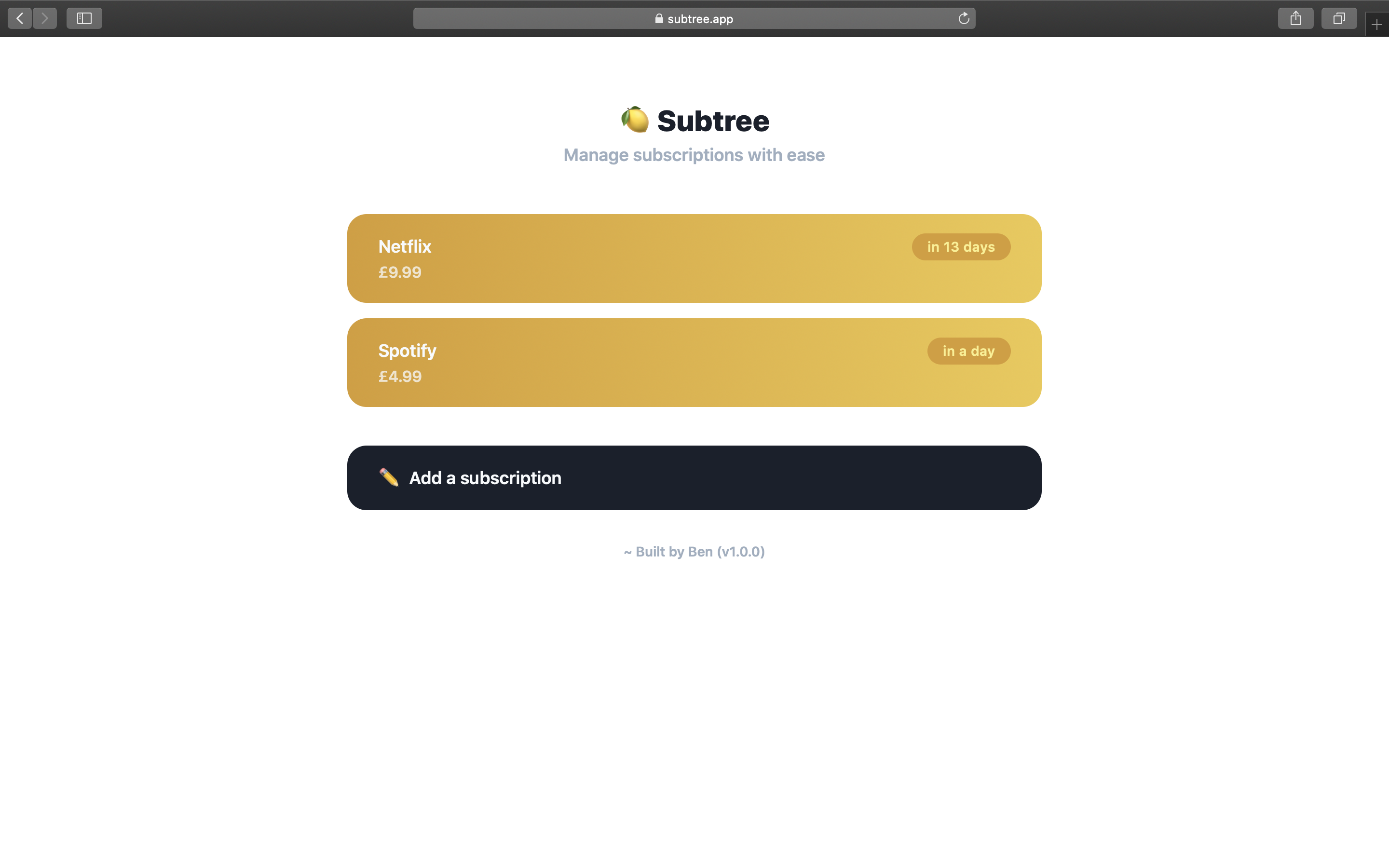Subtree gallery image