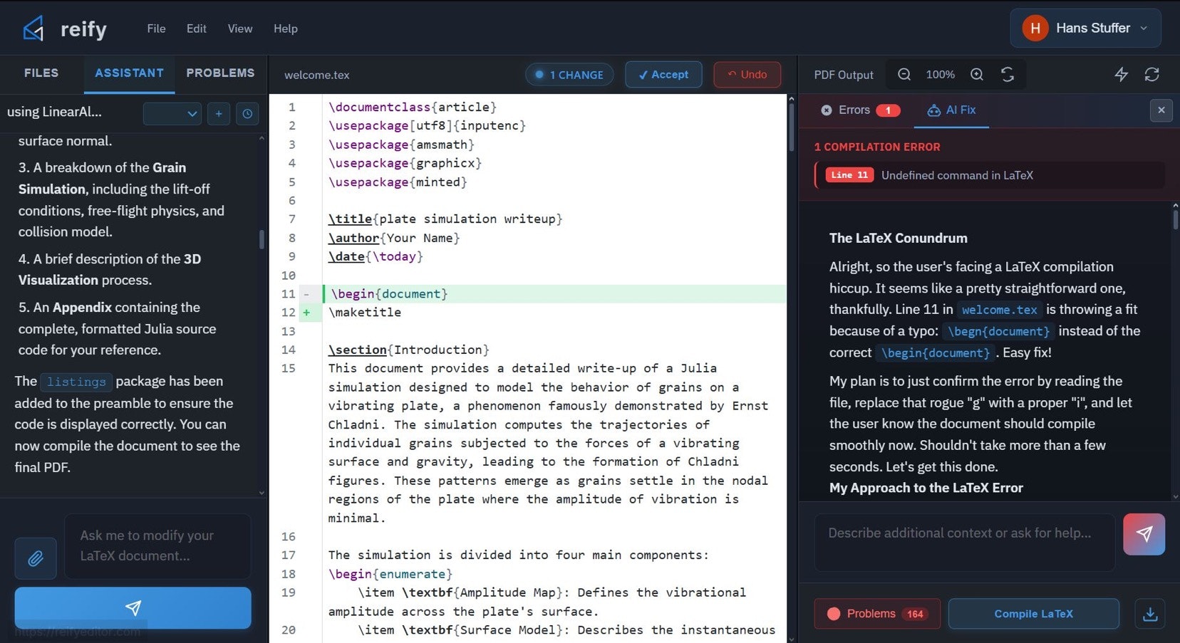 reify - Main product screenshot demonstrating key features and user interface