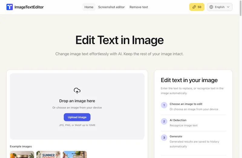 ImageTextEditor screenshot 1