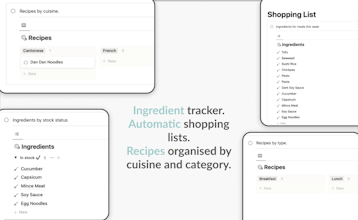 Notion Meal Planner gallery image