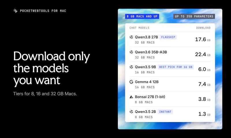 PocketWebTools for Mac screenshot 6