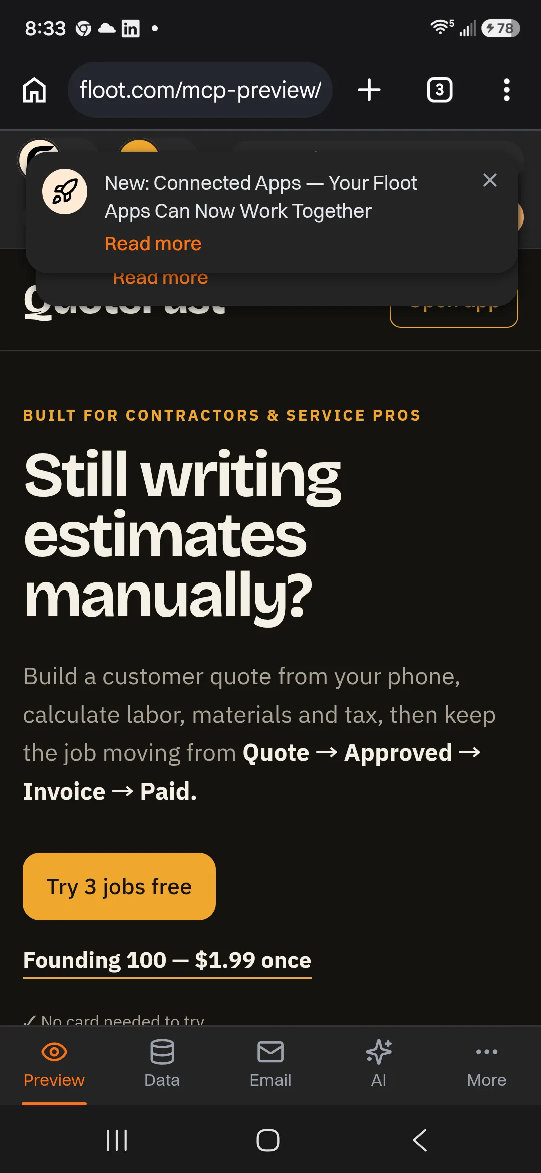 QuoteFast Fast estimates for contractors gallery image