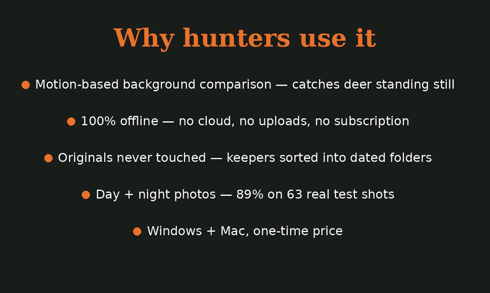 TrailCam Sifter screenshot 5