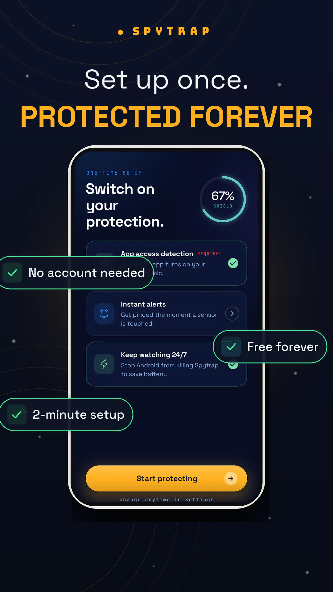 Spytrap — Is an app watching you? gallery image
