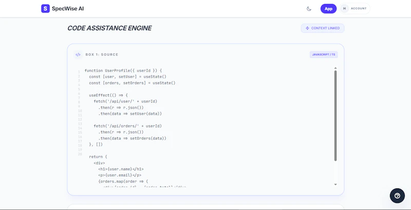 SpecWise AI screenshot 8