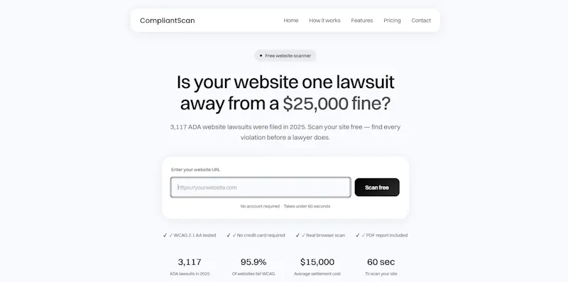 CompliantScan screenshot 1