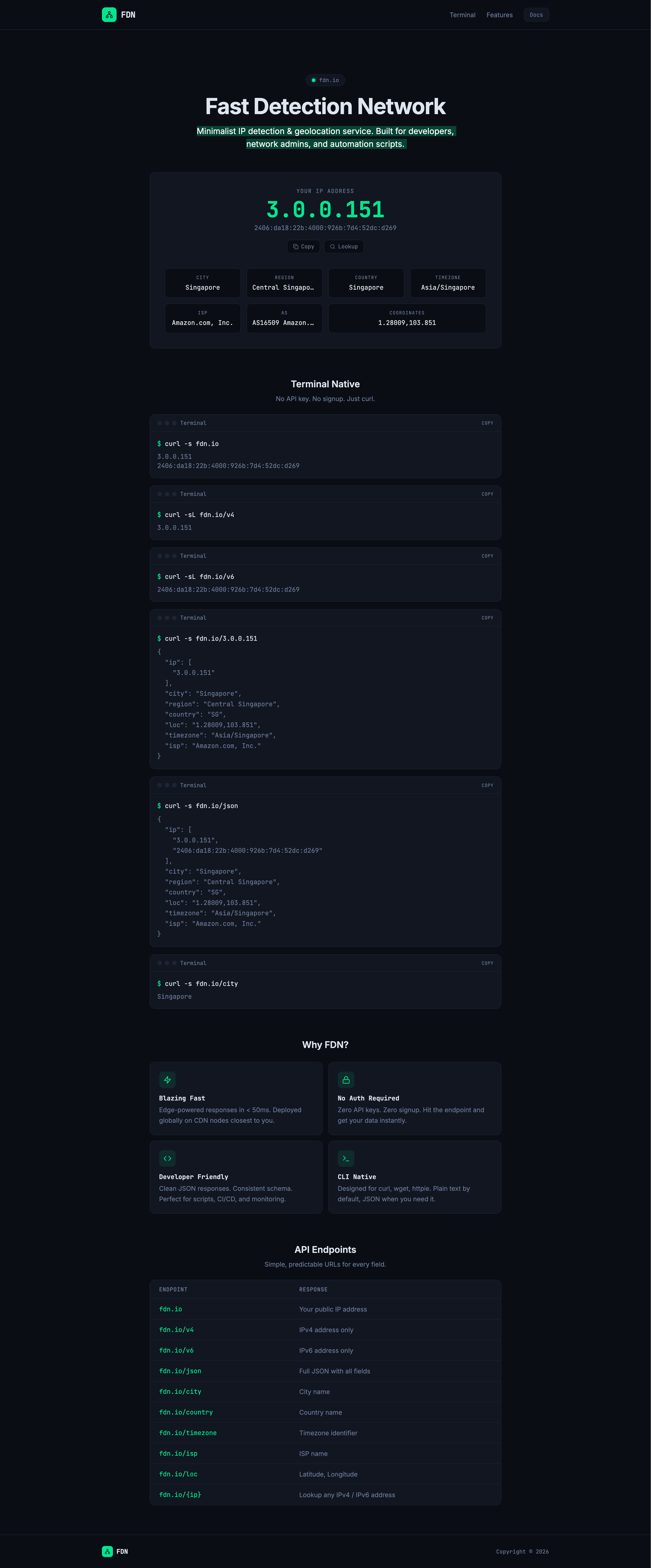 FDN - Main product screenshot demonstrating key features and user interface