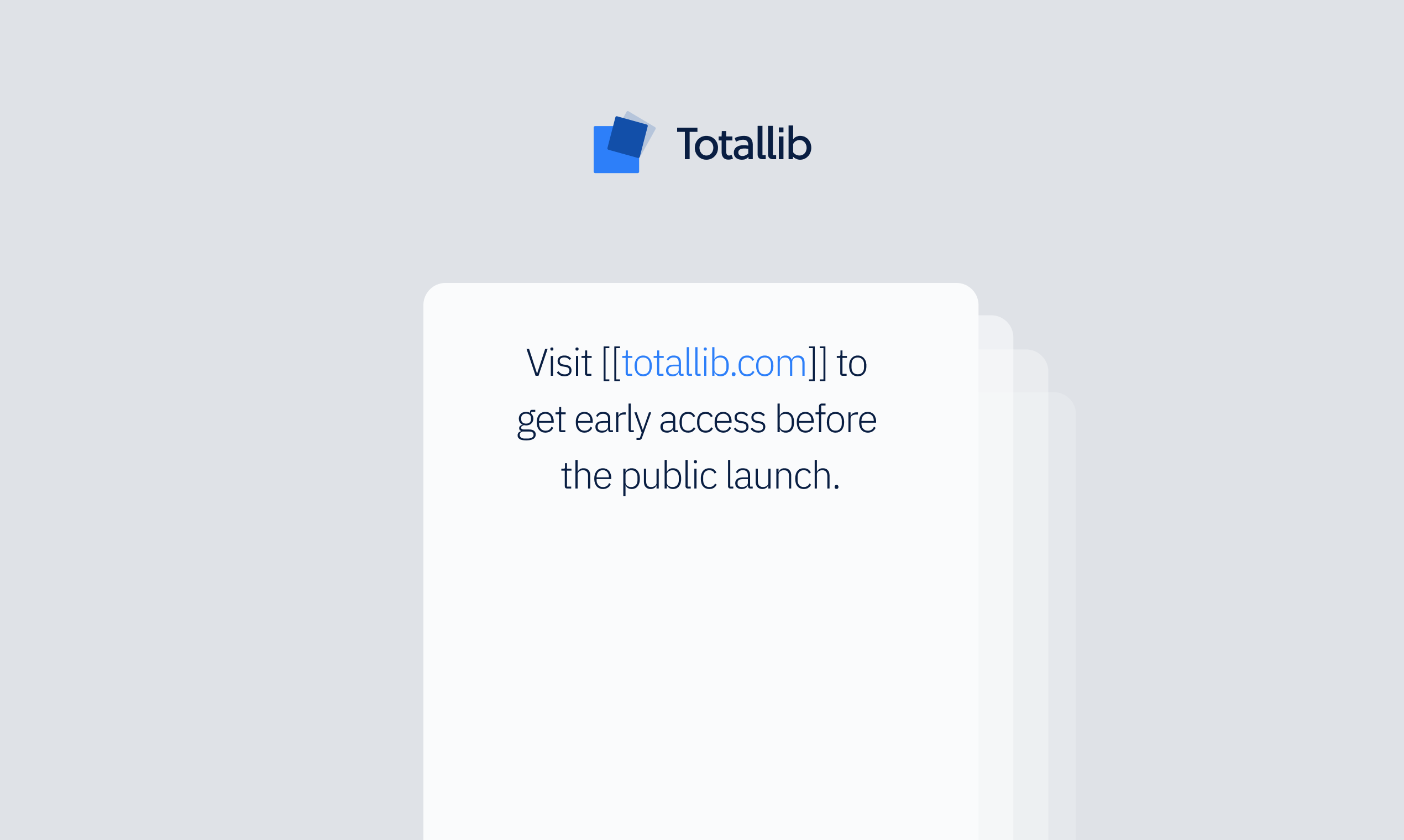 Totallib gallery image