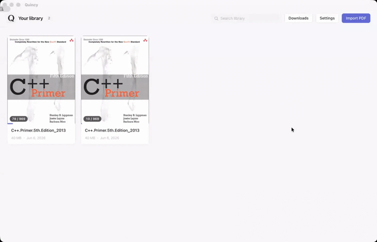 Quincy screenshot 1 (video preview)