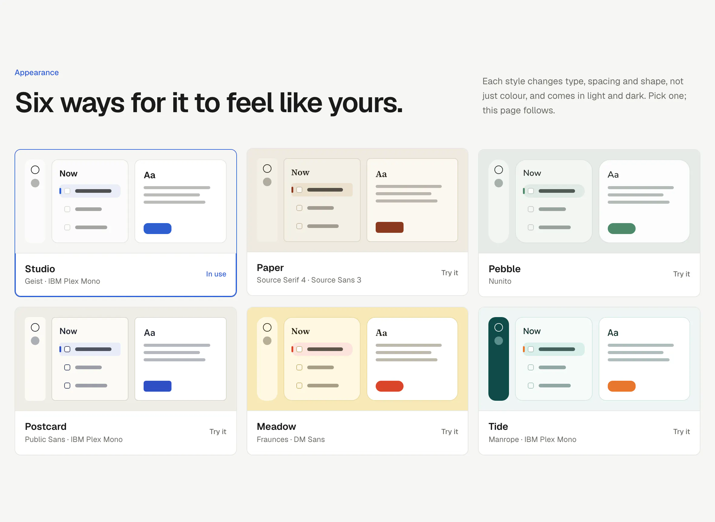 symplist - a calm task workspace gallery image