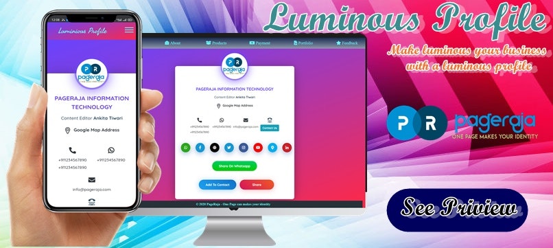 Người xây dựng danh thiếp Pageraja media 8