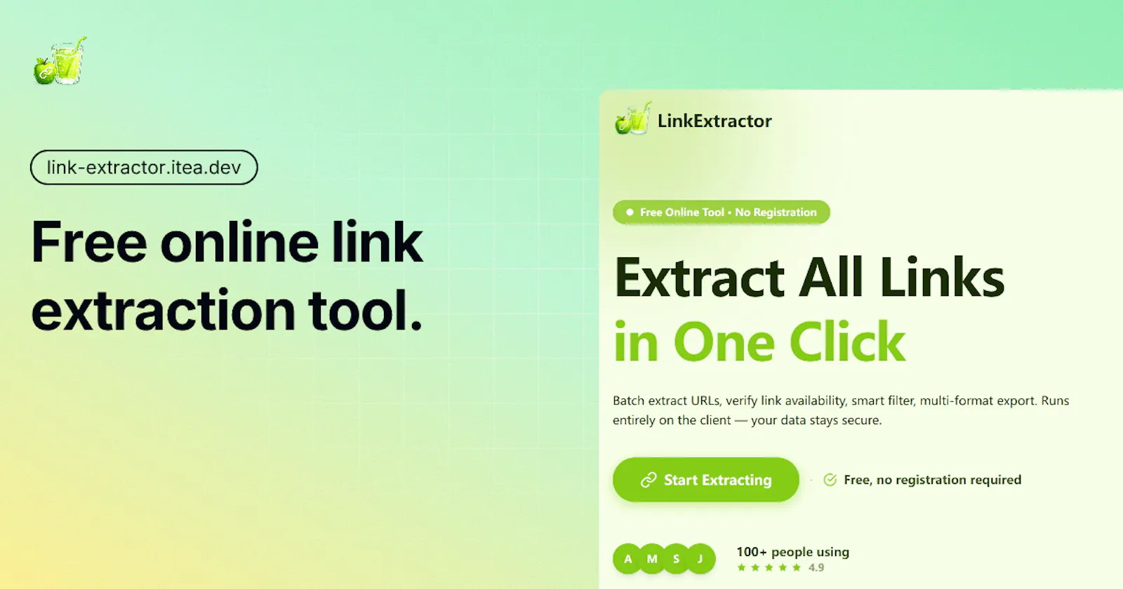 Link Extractor —  Link Extraction Tool screenshot 1