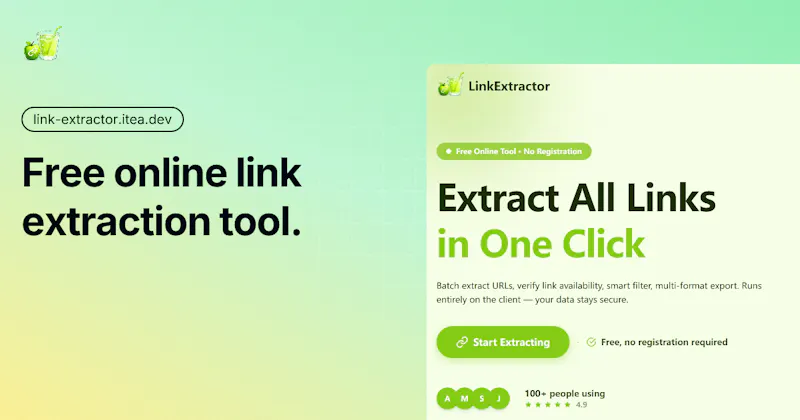 Link Extractor —  Link Extraction Tool screenshot 1