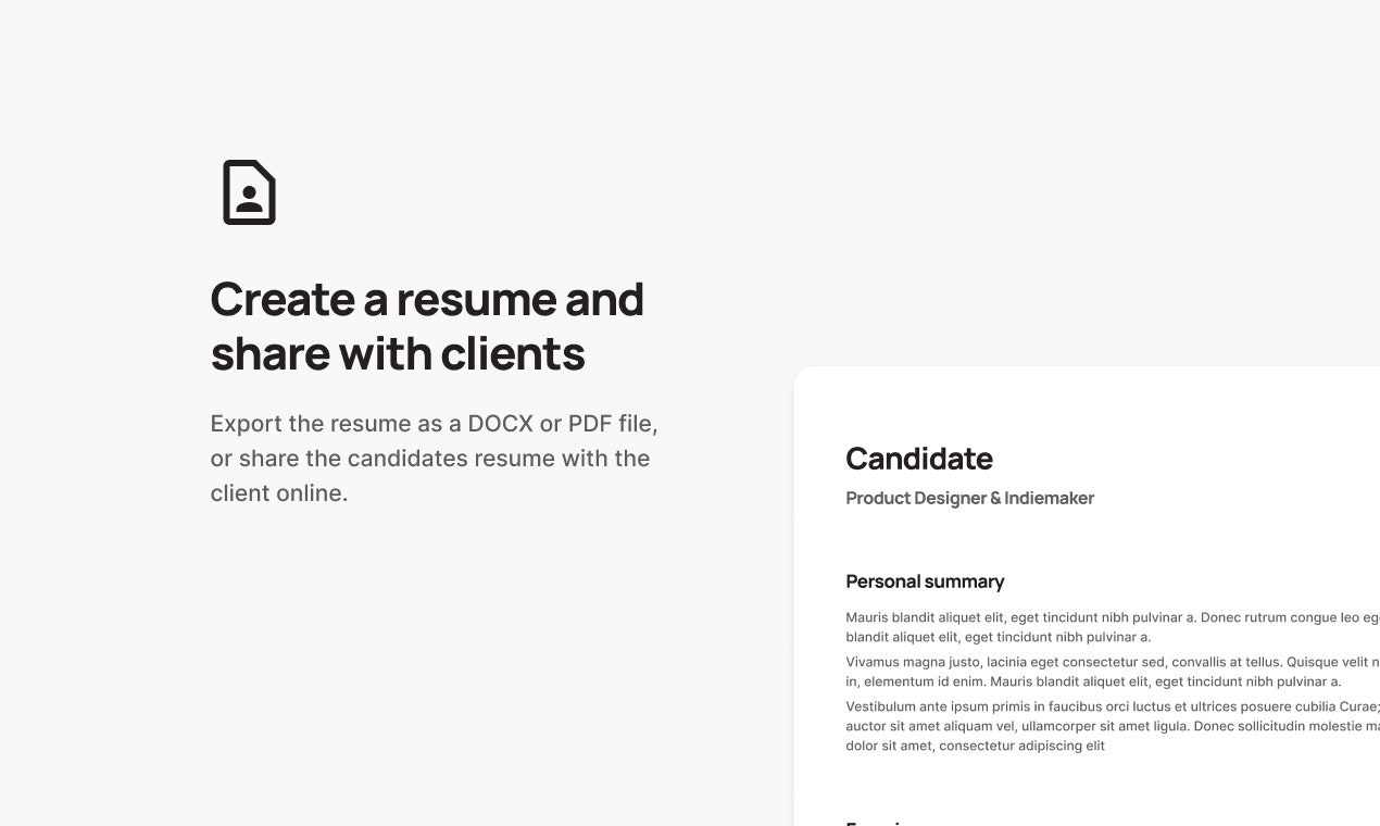وسائط موهبة دوجو - قم بعمل استئناف مجهول من ملف تعريف LinkedIn 4