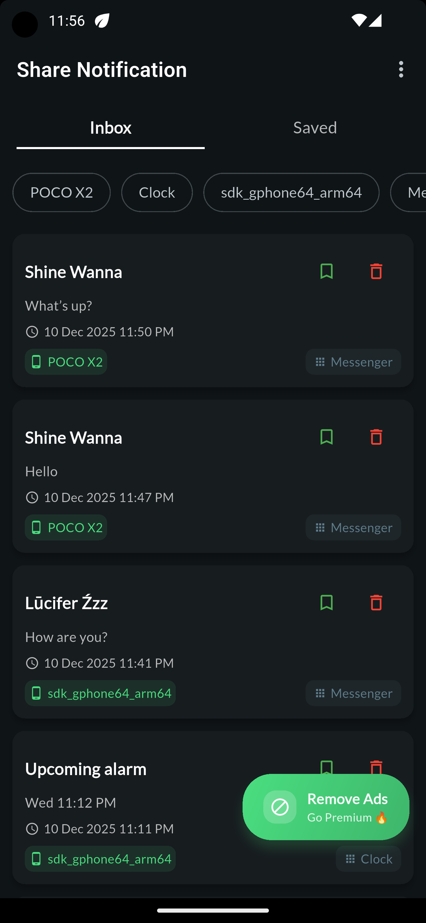 Share Notification: Notification Manager gallery image