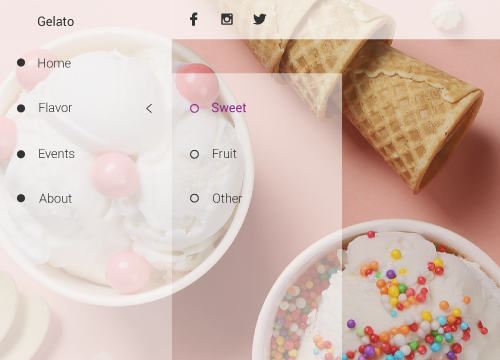 Impressive Site Menu gallery image