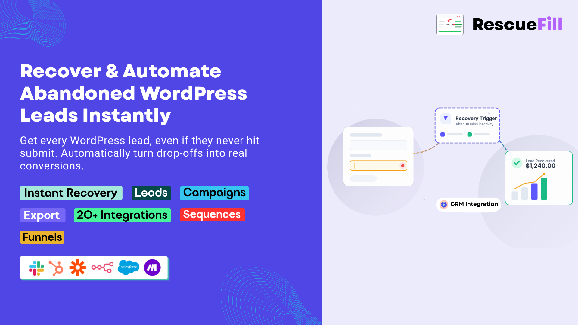 RescueFill – Recover Leads Instantly gallery image