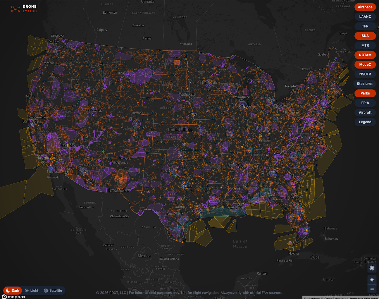 Dronelytics Airspace Map gallery image