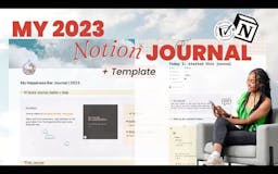 2023 Notion Journal | The Happiness Bar  media 1