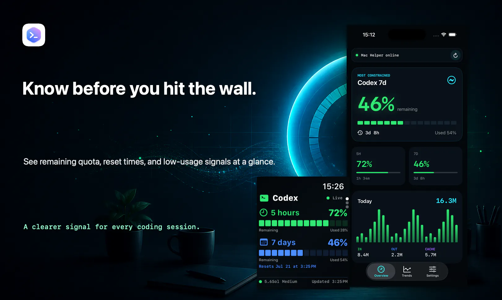 iCodex: Claude & Codex Usage gallery image