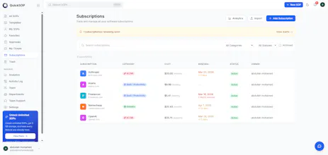 QuickSOP gallery image