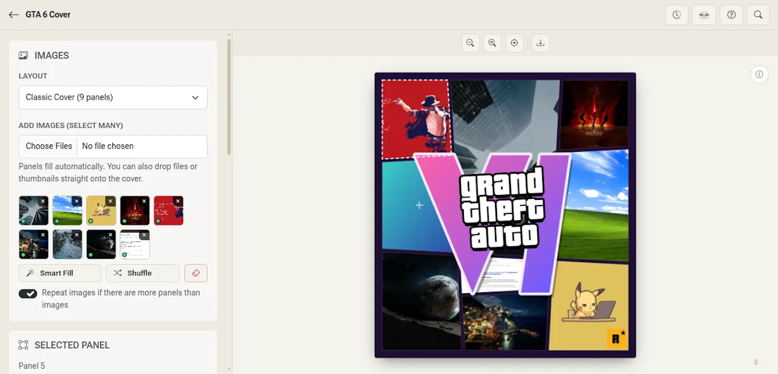 GTA 6 Cover Art Generator by MockupTown screenshot 3