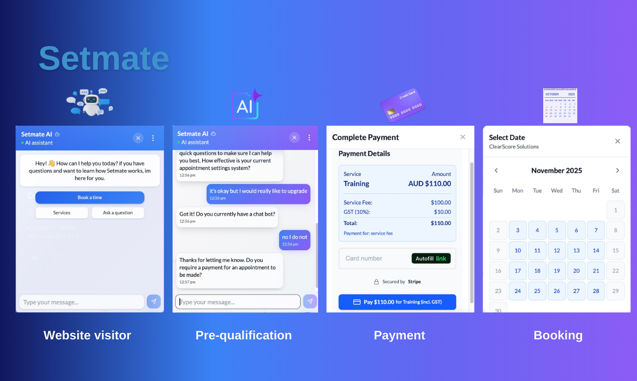 Setmate - Screenshot 2 showing product features and functionality