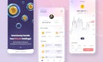 Crypto Currency App UI image