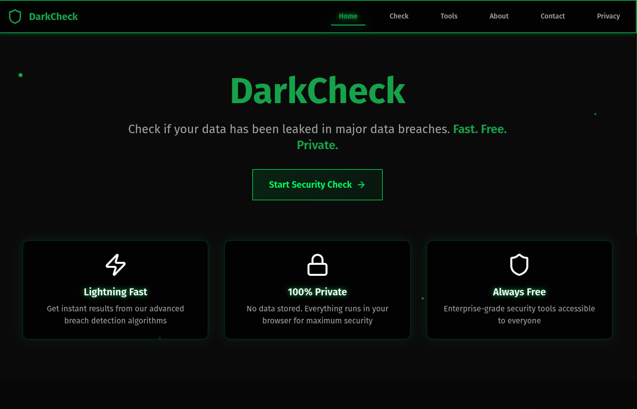 Darkcheck - Gratis datalekscanner door dentisystems media 1