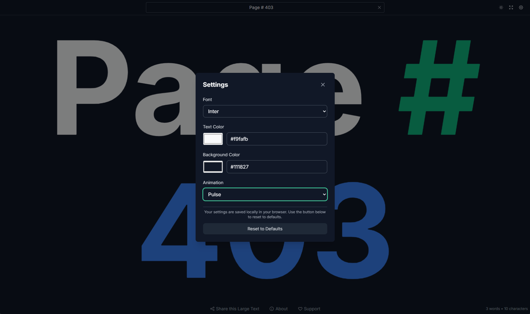 Big Text gallery image