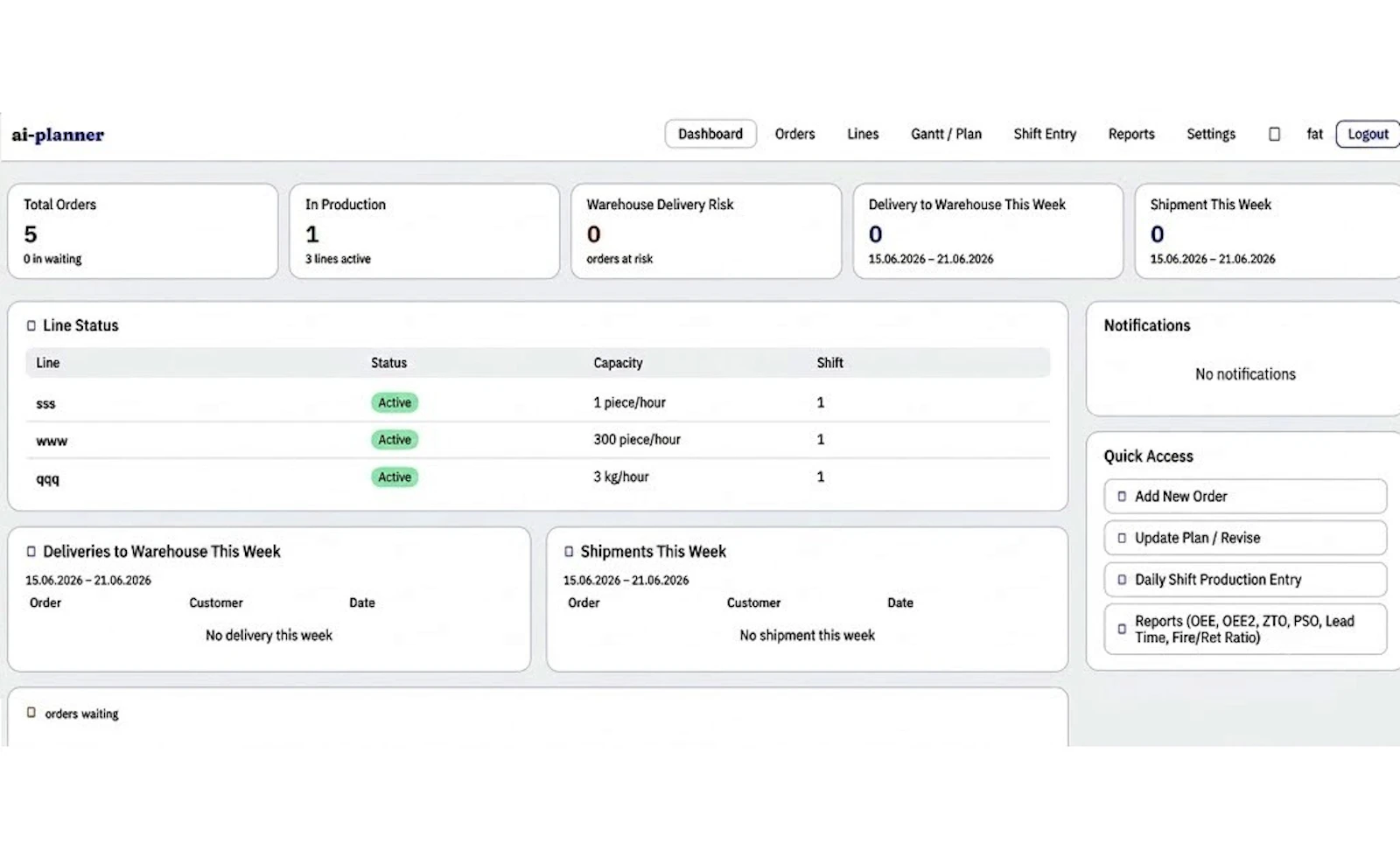 ai-planner screenshot 1