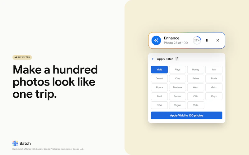 Batch for Google Photos screenshot 3