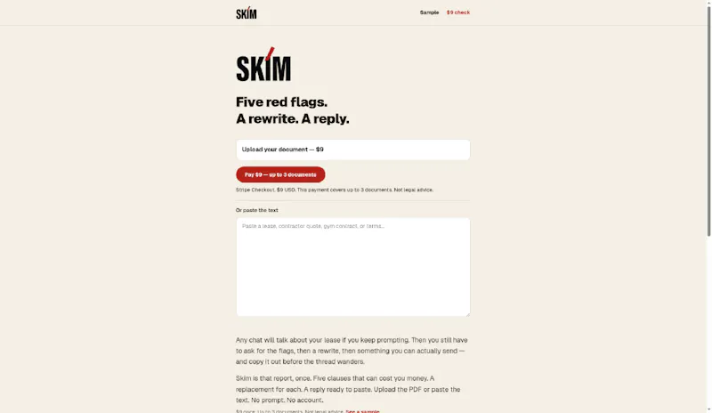 Skim screenshot 1