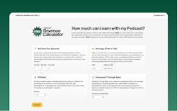 Free Podcast Revenue Calculator media 1