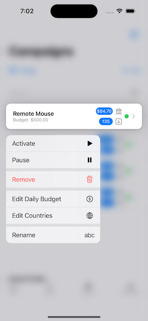 SearchAds Manager - beta - Aplicación rápida, confiable y nativa para administrar Apple Searchads. media 6