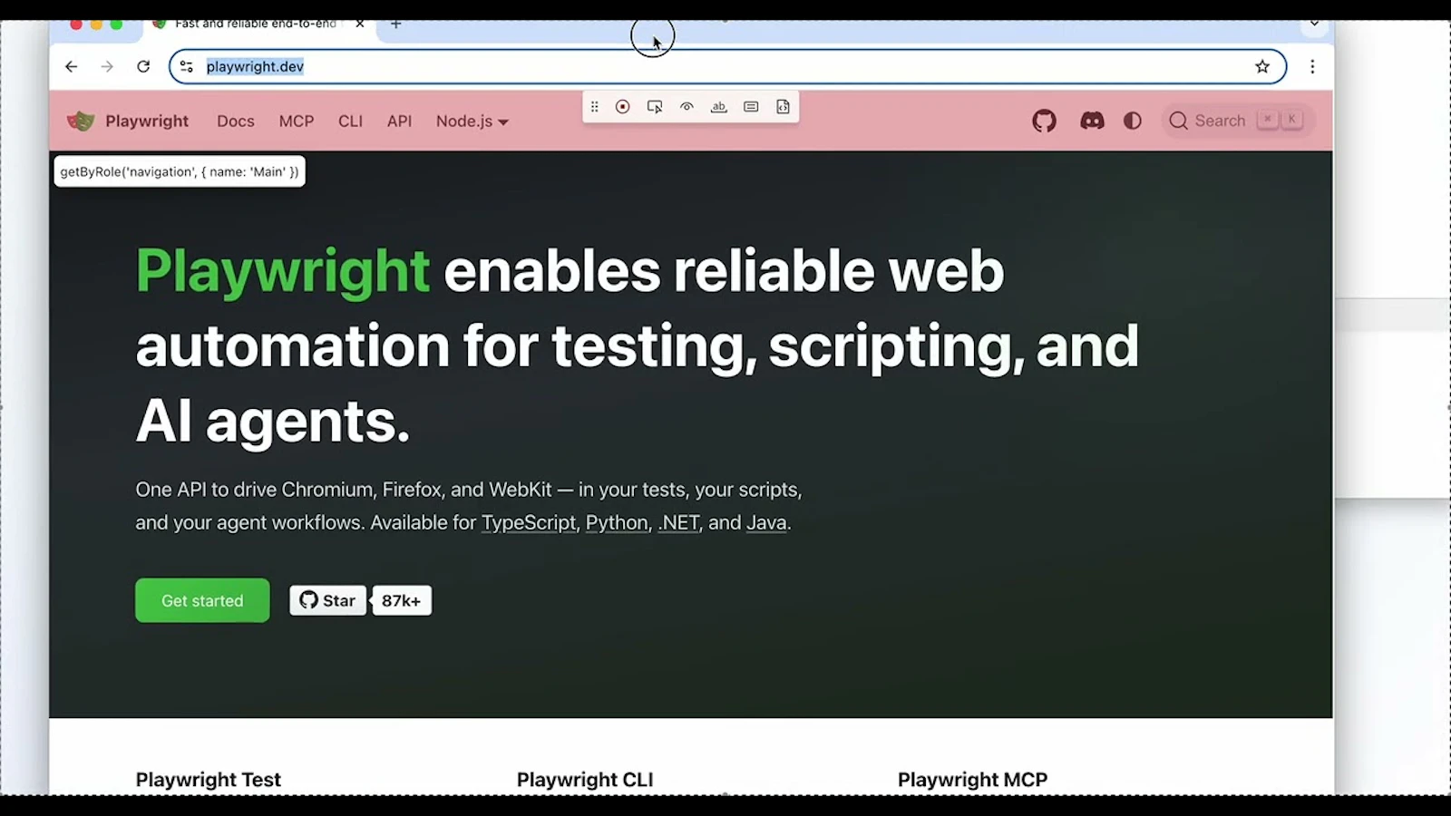 WrightTest: Open Source QA screenshot 1 (video preview)