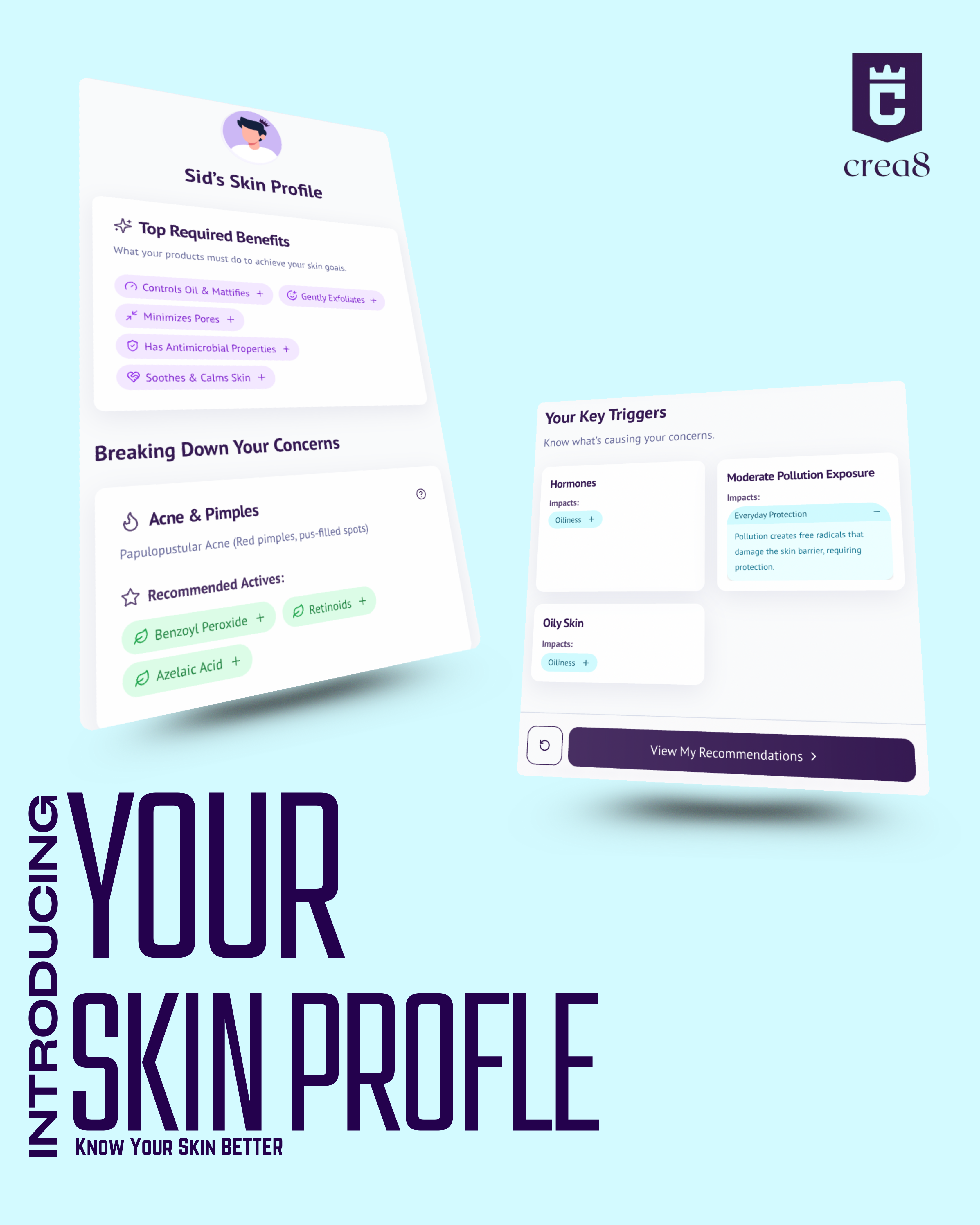 Crea8 - Screenshot 2 showing product features and functionality