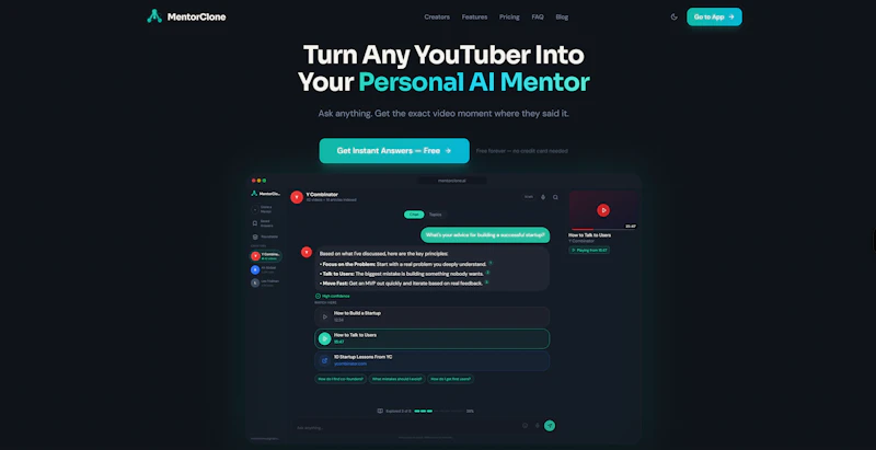MentorClone screenshot 2