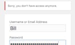 CM Restrict User Account Access Plugin image