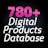 780+ Digital Products Database