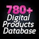 780+ Digital Products Database