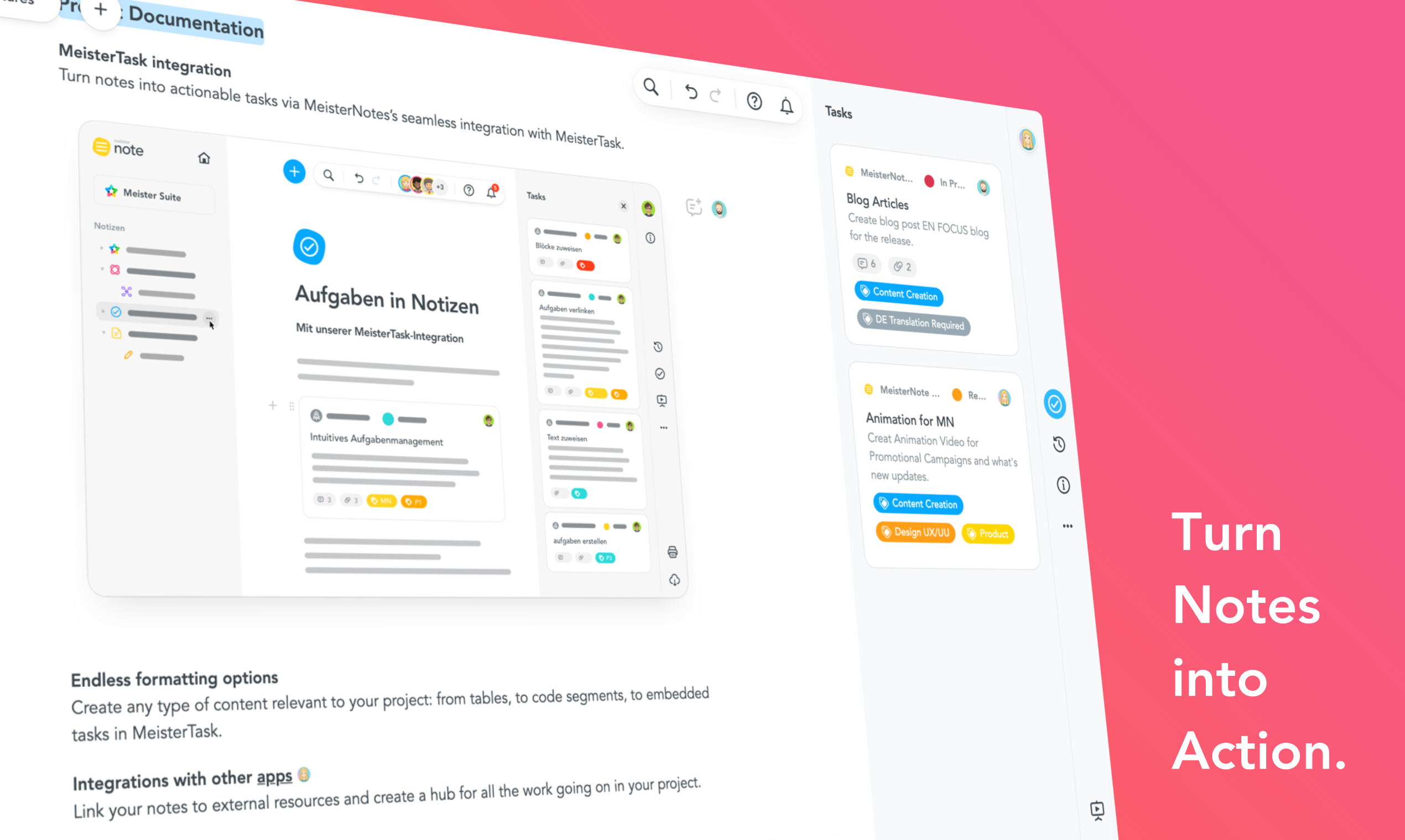 MeisterNote gallery image