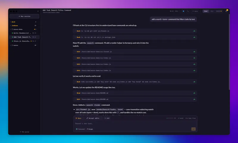Weave screenshot 1