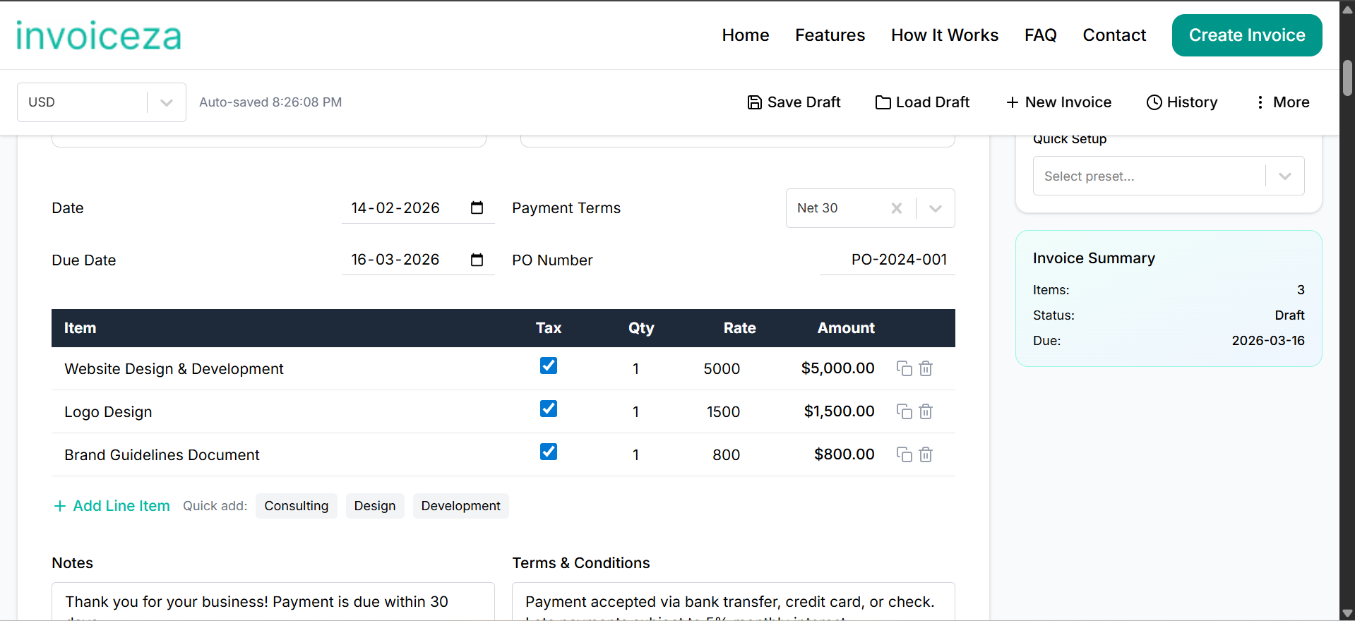 Invoiceza gallery image
