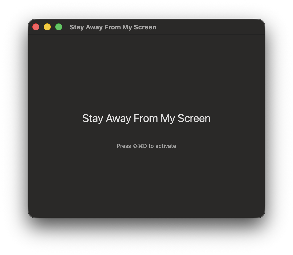STAY AWAY FROM MY SCREEN gallery image