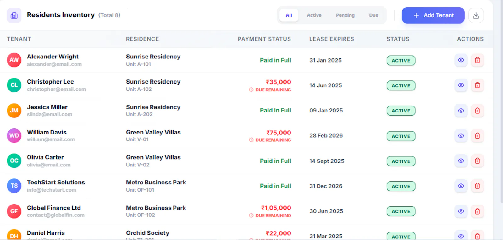 Property Management System screenshot 5