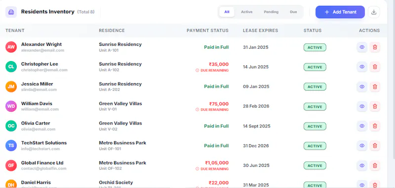 Property Management System screenshot 5