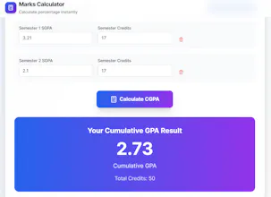 Marks Percentage Calculator gallery image